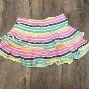 Multicolored striped skirt!